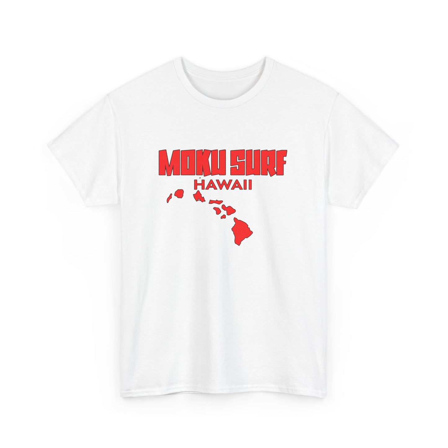 The MOKU Ultimate Wave Red Logo Heavy Cotton Tee