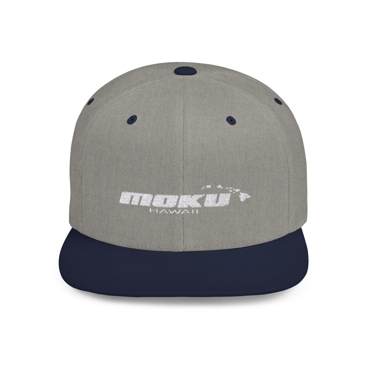 Flat Bill Snapback Hat - Iconic MOKU Beach Vibe