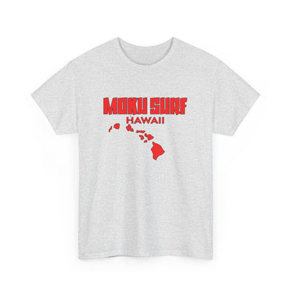 The MOKU Ultimate Wave Red Logo Heavy Cotton Tee