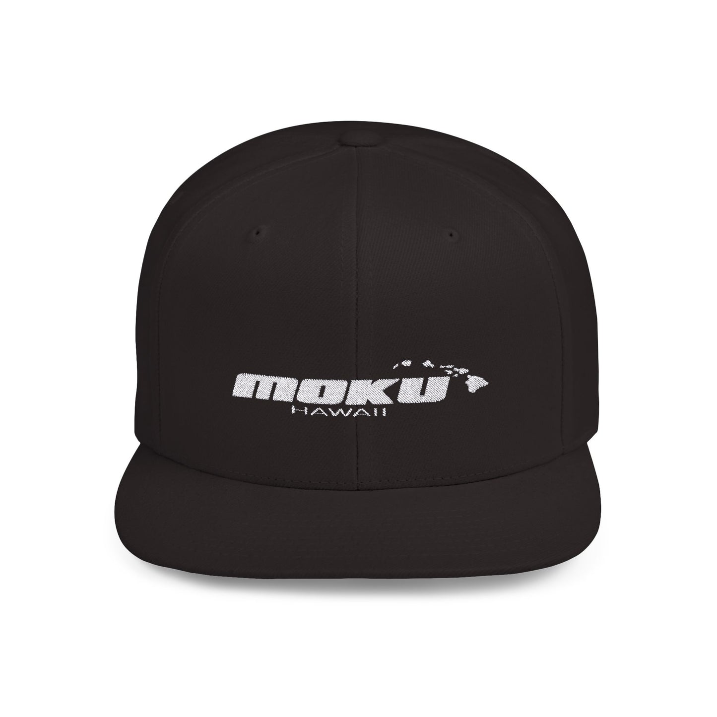 Flat Bill Snapback Hat - Iconic MOKU Beach Vibe