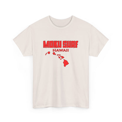 The MOKU Ultimate Wave Red Logo Heavy Cotton Tee