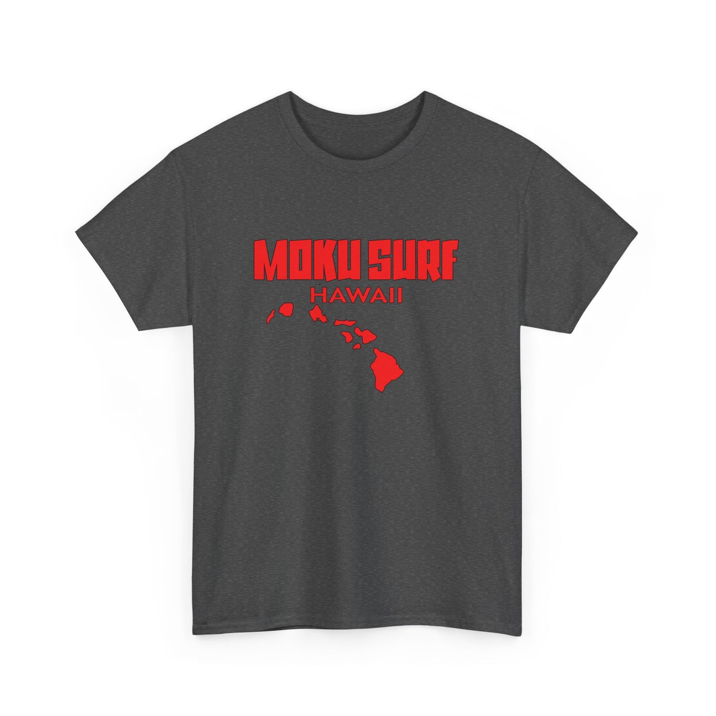 The MOKU Ultimate Wave Red Logo Heavy Cotton Tee