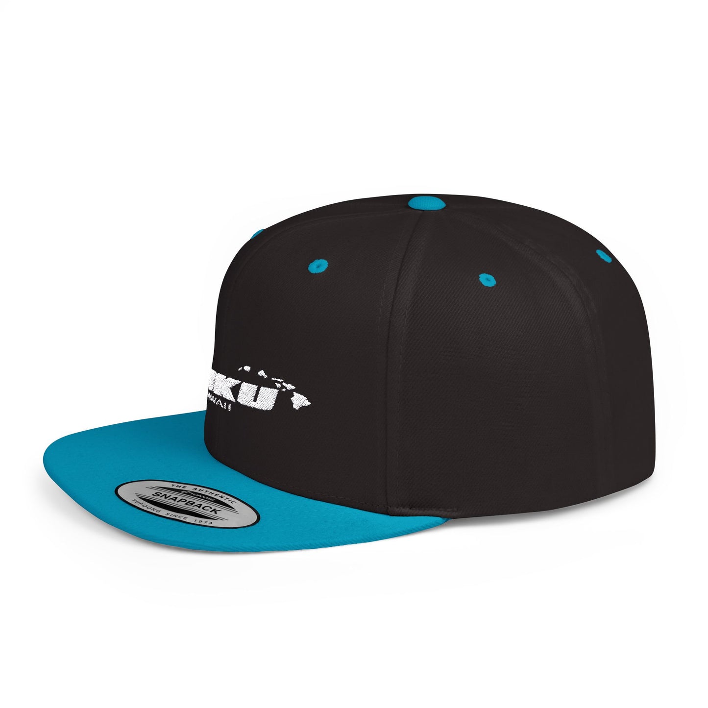 Flat Bill Snapback Hat - Iconic MOKU Beach Vibe