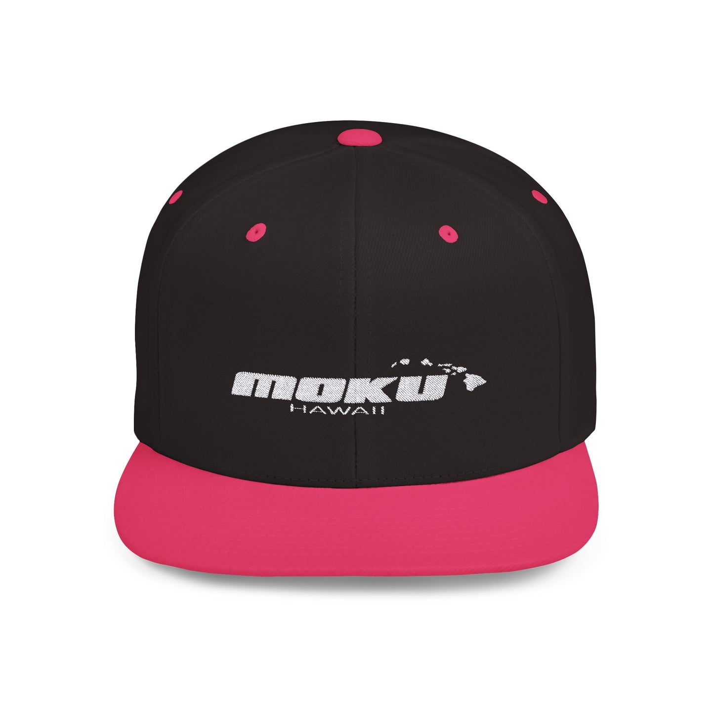 Flat Bill Snapback Hat - Iconic MOKU Beach Vibe