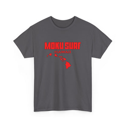 The MOKU Ultimate Wave Red Logo Heavy Cotton Tee