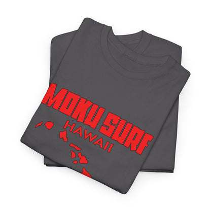 The MOKU Ultimate Wave Red Logo Heavy Cotton Tee