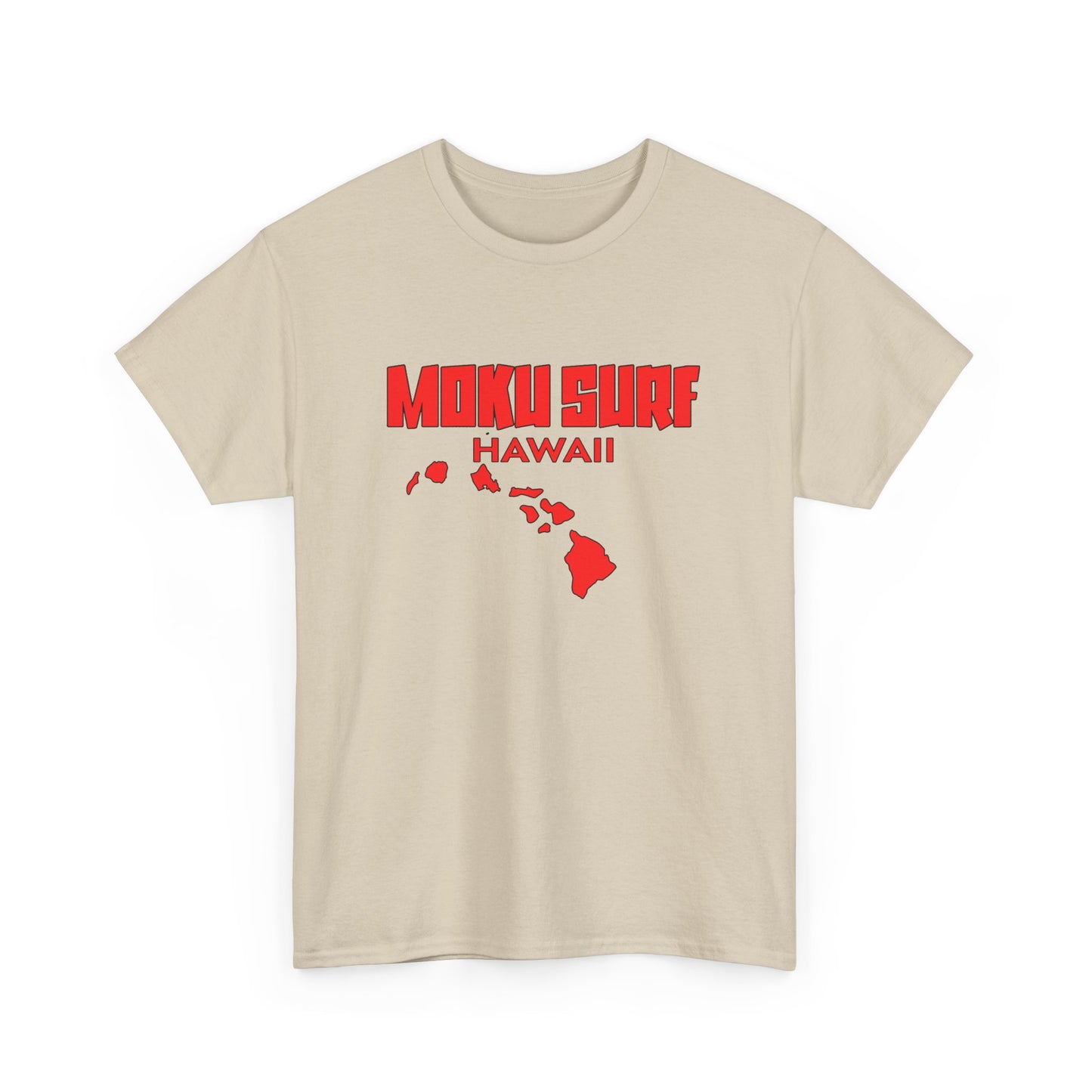 The MOKU Ultimate Wave Red Logo Heavy Cotton Tee