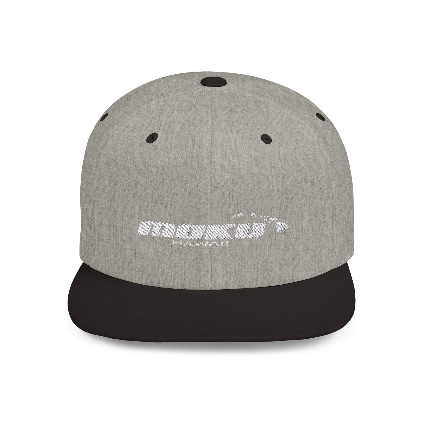 Flat Bill Snapback Hat - Iconic MOKU Beach Vibe