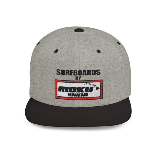 The Sirfboards By MOKU Flat Bill Snapback Hat