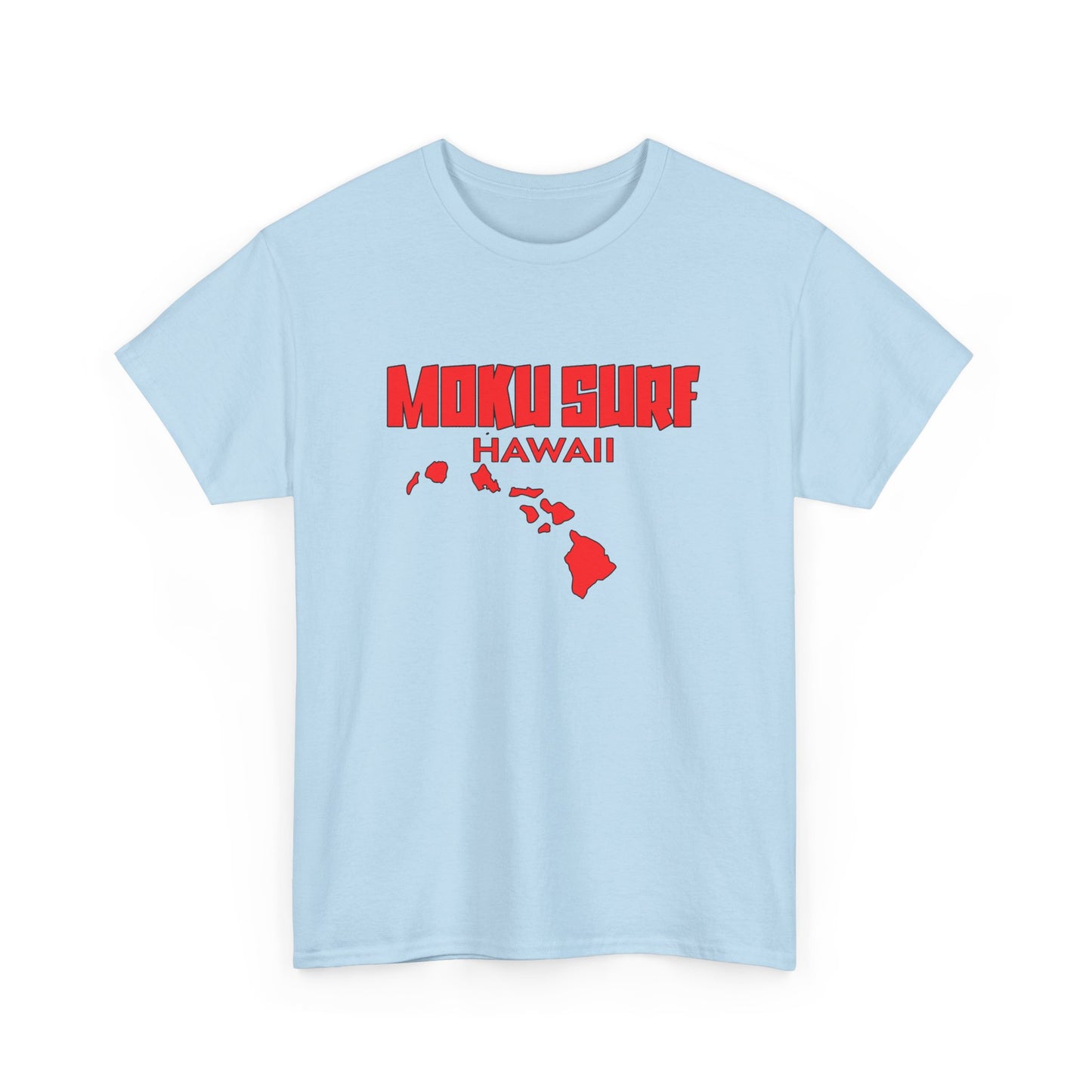 The MOKU Ultimate Wave Red Logo Heavy Cotton Tee