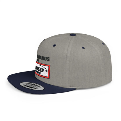 The Sirfboards By MOKU Flat Bill Snapback Hat