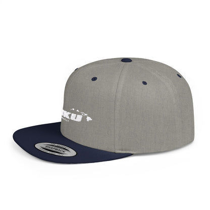 Flat Bill Snapback Hat - Iconic MOKU Beach Vibe