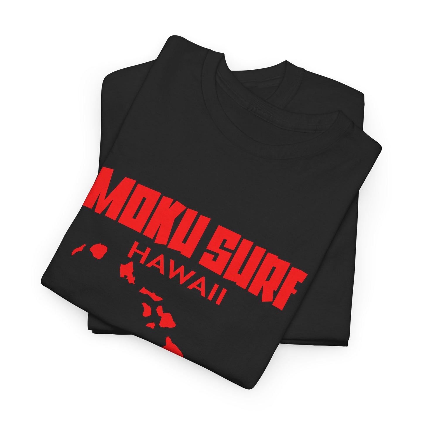 The MOKU Ultimate Wave Red Logo Heavy Cotton Tee