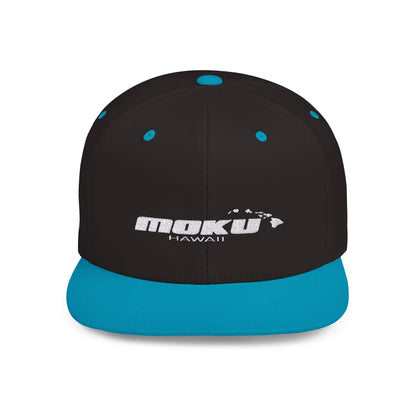 Flat Bill Snapback Hat - Iconic MOKU Beach Vibe