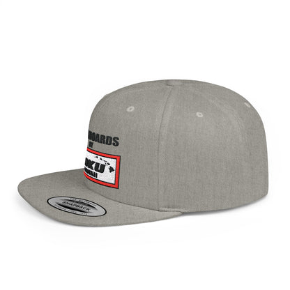 The Sirfboards By MOKU Flat Bill Snapback Hat