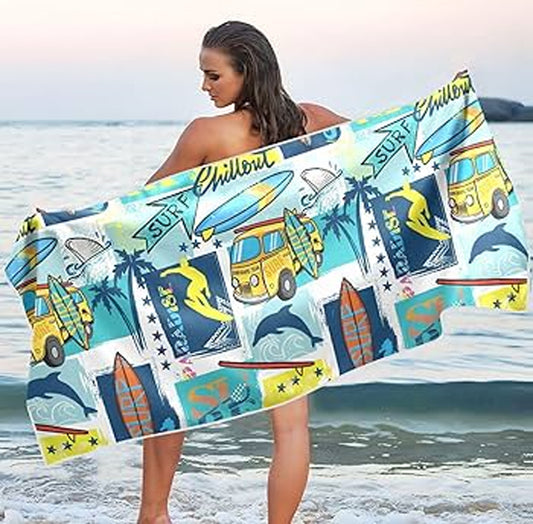 The MOKU Hang Loose Beach Towel